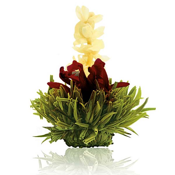 Ein Bild von Creano Tee Blumen 6er Box "Grüner Tee", in der Kategorie Tee Rosen (Bloomings) Tee Geschenk