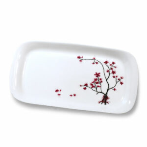 Ein Bild von Milchkännchen und Zuckertopf mit Tablett `Cherry Blossom`, in der Kategorie Teezubehör Teekannen und Teesets