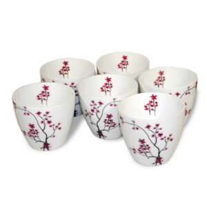 Ein Bild von Porzellan-Becher Cherry Blossom 3.2dl, in der Kategorie Teetassen und Gläser