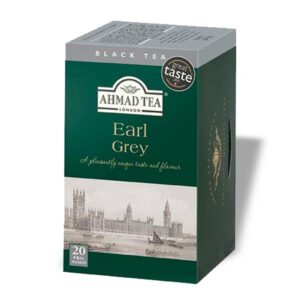 Ein Bild von Ahmad Tea - Earl Grey Tea - 20 Teebeutel à 2g, in der Kategorie Schwarz Tee aromat. Tee im Teebeutel kaufen