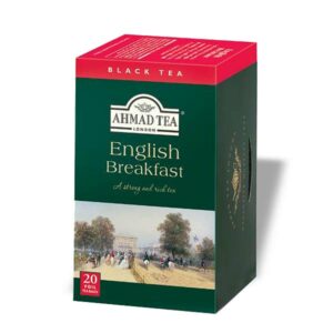Ein Bild von Ahmad Tea - English Breakfast - 20 Teebeutel à 2g, in der Kategorie Schwarz Tee pur Tee im Teebeutel kaufen