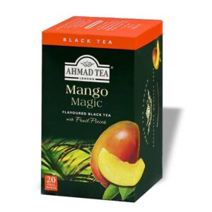Ein Bild von Ahmad Tea - Mango Magic - 20 Teebeutel à 2g, in der Kategorie Schwarz Tee aromat. Tee im Teebeutel kaufen