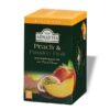 Ein Bild von Ahmad Tea - Peach & Passion Fruit - 20 Teebeutel à 2g, in der Kategorie Schwarz Tee aromat. Tee im Teebeutel kaufen