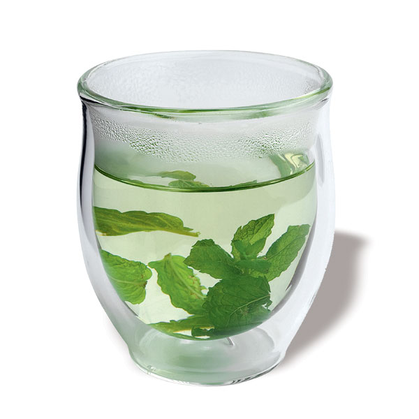 Ein Bild von Doppelwandiger Becher aus Glas 0.28l `Epsilon` - Set a 6 Stück, in der Kategorie Teetassen und Gläser