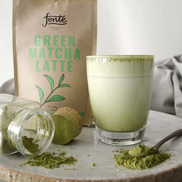 Ein Bild von Fonte Green Matcha Latte, in der Kategorie Nahrungsmittel Matcha Tee