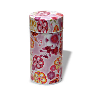Ein Bild von Japanische Teedose "Flowers"  200g, in der Kategorie Teedosen