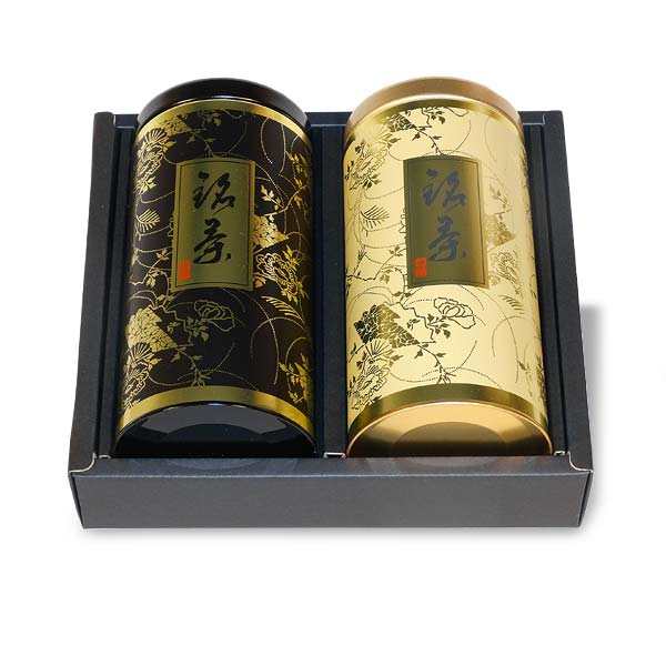 Ein Bild von Japanische Teedosenset "Kuro"  200g, in der Kategorie Teedosen