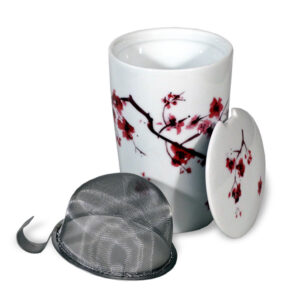 Ein Bild von Kräutertasse "Kirschblüte" von TEAEVE, in der Kategorie Teetassen und Gläser Tee Geschenk