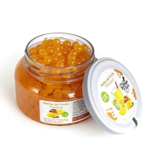 Ein Bild von Mangofruchtperlen für Bubble Tea - 450g, in der Kategorie Nahrungsmittel Popping Bobas
