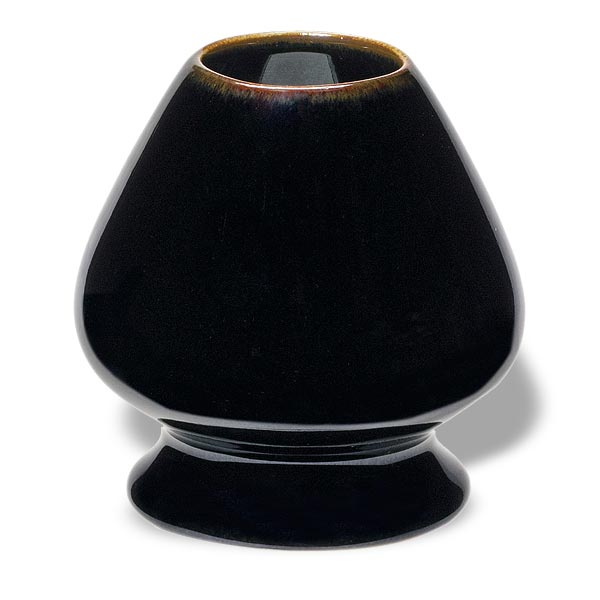 Ein Bild von Matcha Bambusbesen Halter - Schwarz, in der Kategorie Teezubehör Matcha Besenhalter