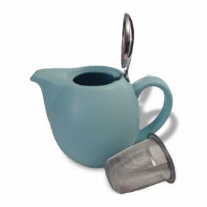 Ein Bild von Porzellan-Kanne Saara 0.9l - Himmelblau, in der Kategorie Teekannen und Teesets Teekannen mit Sieb Kaufen