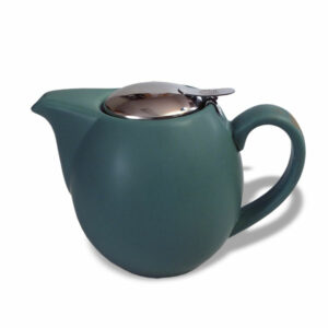 Ein Bild von Porzellan-Kanne Saara 0.9l - Petrol, in der Kategorie Teekannen und Teesets Teekannen mit Sieb Kaufen