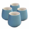 Ein Bild von Porzellantasse Saara 0.2l - Himmelblau, in der Kategorie Teetassen und Gläser
