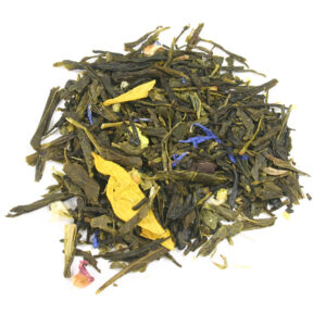 Ein Bild von Sencha Havanna Moon, in der Kategorie Grün Tee aromat. Japanischer Grüntee Sencha Tee