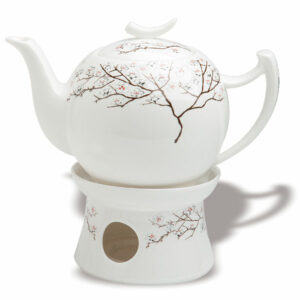 Ein Bild von Stövchen für 1.0l Kanne `White Cherry`, in der Kategorie Teekannen und Teesets Rechaud und Untersetzer