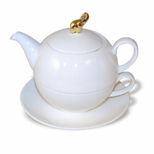 Ein Bild von Tea-for-one `Indira` mit Echtvergoldung, in der Kategorie Teekannen und Teesets
