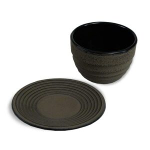 Ein Bild von Teacup Eisenguss 0.12l  - Braun - Set a 2 Stück, in der Kategorie Teetassen und Gläser