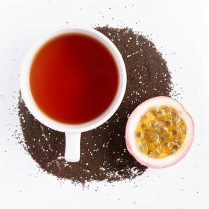 Ein Bild von BOH® Schwarztee Passionsfrucht - 20 Teebeutel à 2g, in der Kategorie Schwarz Tee aromat. Tee im Teebeutel kaufen