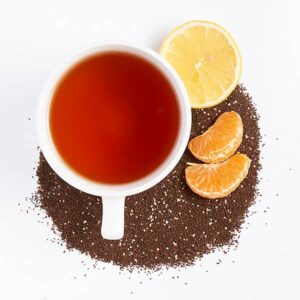 Ein Bild von BOH Schwarztee Zitrone und Mandarine - 20 Teebeutel à 2g, in der Kategorie Schwarz Tee aromat. Tee im Teebeutel kaufen
