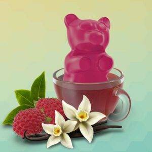 Ein Bild von Tee-Bären "Himbeer-Vanille" - Beutel à 160g, in der Kategorie Nahrungsmittel