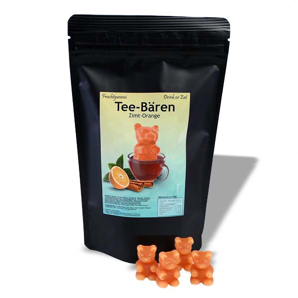 Ein Bild von Tee-Bären "Zimt-Orange" - Beutel à 160g, in der Kategorie Nahrungsmittel