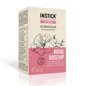 Ein Bild von Instick Extracts - Rosie Rosehip - 12 x 1.5g, in der Kategorie Nahrungsmittel