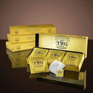 Ein Bild von Grand Wedding Tea - TWG Sachets - 15 Teebeutel à 2.5g, in der Kategorie Schwarz Tee aromat.