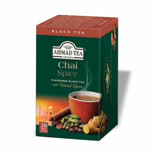 Ein Bild von Ahmad Tea - Chai Spice - 20 Teebeutel à 2g, in der Kategorie Schwarz Tee aromat. Tee im Teebeutel kaufen
