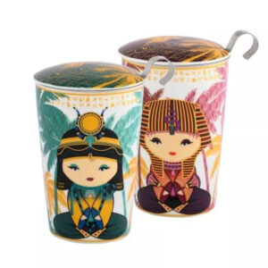 Ein Bild von Kräutertasse "Little Egypt" - 2 Stück - 2-fach sortiert von TEAEVE, in der Kategorie Teetassen und Gläser