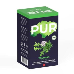 Ein Bild von PUR - Thymian Tee - Bio, in der Kategorie Kräutertee und Gewürztee