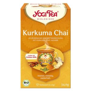 Ein Bild von Yogi Tea - Kurkuma Chai - Bio, in der Kategorie Kräutertee und Gewürztee