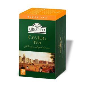 Ein Bild von Schwarztee Ahmad Tea - Ceylon Tea - 20 Teebeutel à 2g, in der Kategorie Schwarz Tee pur Tee im Teebeutel kaufen Schwarztee