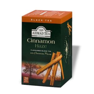 Ein Bild von Ahmad Tea - Cinnamon Haze - 20 Teebeutel à 2g, in der Kategorie Schwarz Tee aromat. Tee im Teebeutel kaufen