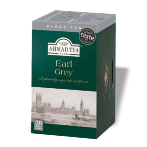 Ein Bild von Ahmad Tea - Earl Grey Tea - 20 Teebeutel à 2g, in der Kategorie Schwarz Tee aromat. Tee im Teebeutel kaufen