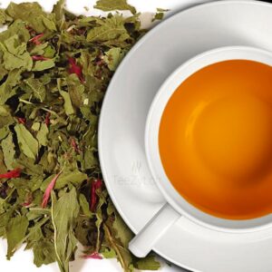 Ein Bild von Schweizer Alpenkräutertee "Antistresstee" Bio, in der Kategorie Kräutertee und Gewürztee Bio Tee