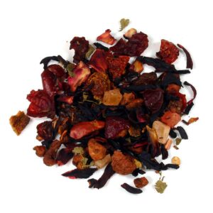 Ein Bild von Früchtetee Apfel - Zimt - im Pyramidenbeutel, in der Kategorie Früchtetee Tee