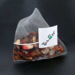 Ein Bild von Früchtetee Apfel - Zimt - im Pyramidenbeutel, in der Kategorie Früchtetee Tee