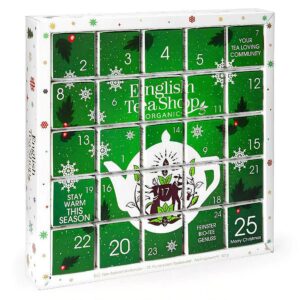 Ein Bild von Bio Tee-Adventskalender - "Grüne Weihnacht", in der Kategorie Tee diverse Tee Geschenk Tee Adventskalender