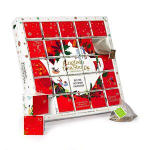 Ein Bild von Bio Tee-Adventskalender - Rote Weihnacht, in der Kategorie Tee diverse Tee Geschenk Tee Adventskalender