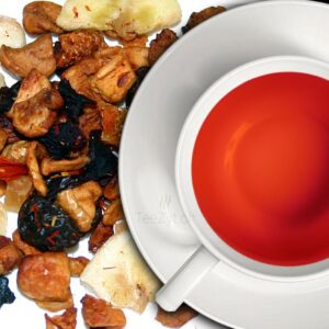 Ein Bild von Früchtetee Blutorange - Säurearm, in der Kategorie Früchtetee Tee