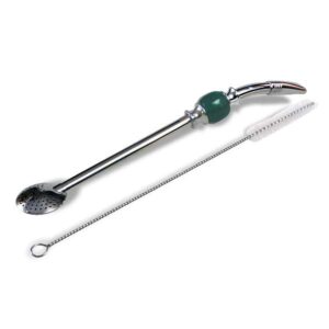 Ein Bild von Bombilla - Rund - Smaragd, in der Kategorie Teezubehör Bombilla