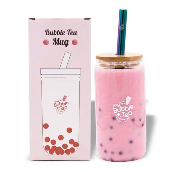 Ein Bild von Bubble Tea Becher - 0.45l, in der Kategorie Teetassen und Gläser Tee Geschenk