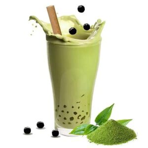 Ein Bild von Bubble Tea Geschenkbox - Matcha Latte, in der Kategorie Nahrungsmittel Tee Geschenk Matcha Set