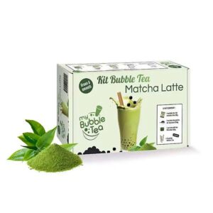 Ein Bild von Bubble Tea Geschenkbox - Matcha Latte, in der Kategorie Nahrungsmittel Tee Geschenk Matcha Set