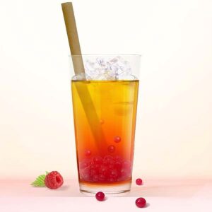 Ein Bild von Bubble Tea Geschenkbox - Monin Passionsfrucht Himbeer, in der Kategorie Nahrungsmittel