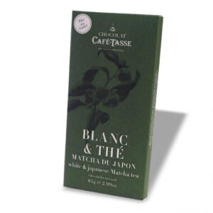 Ein Bild von Café Tasse Matcha (1 8%) weisse Schokolade 85 g, in der Kategorie Nahrungsmittel Tee Geschenk Schokolade