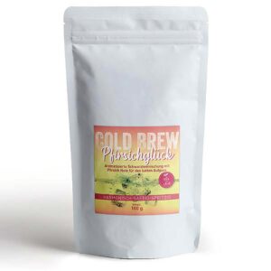 Ein Bild von Cold Brew - Pfirsichglück, in der Kategorie Schwarz Tee aromat.