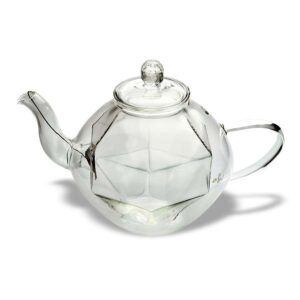 Ein Bild von Creano Doppelwandige Glas-Teekanne "Diamond design" 0.8l, in der Kategorie Teekannen und Teesets Teekanne aus Glas kaufen