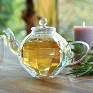 Ein Bild von Creano Doppelwandige Glas-Teekanne 