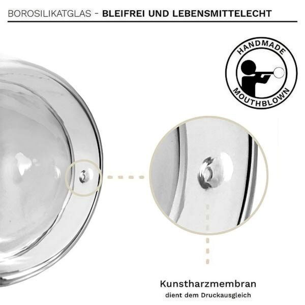 Ein Bild von Creano Doppelwandiges ThermoGlas "Colourfly" | 250ml | Grün, in der Kategorie Teetassen und Gläser
